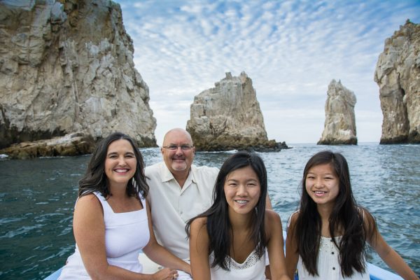 the arch cabo san lucas family photography